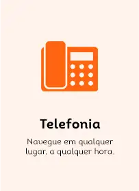Menu animado - Telefonia